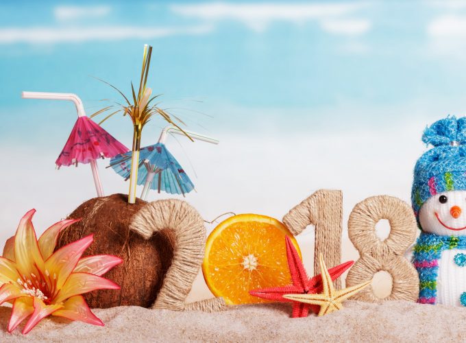 Wallpaper Christmas, New Year, 2018, snowman, orange, coconut, 8k, Holidays 2162514108